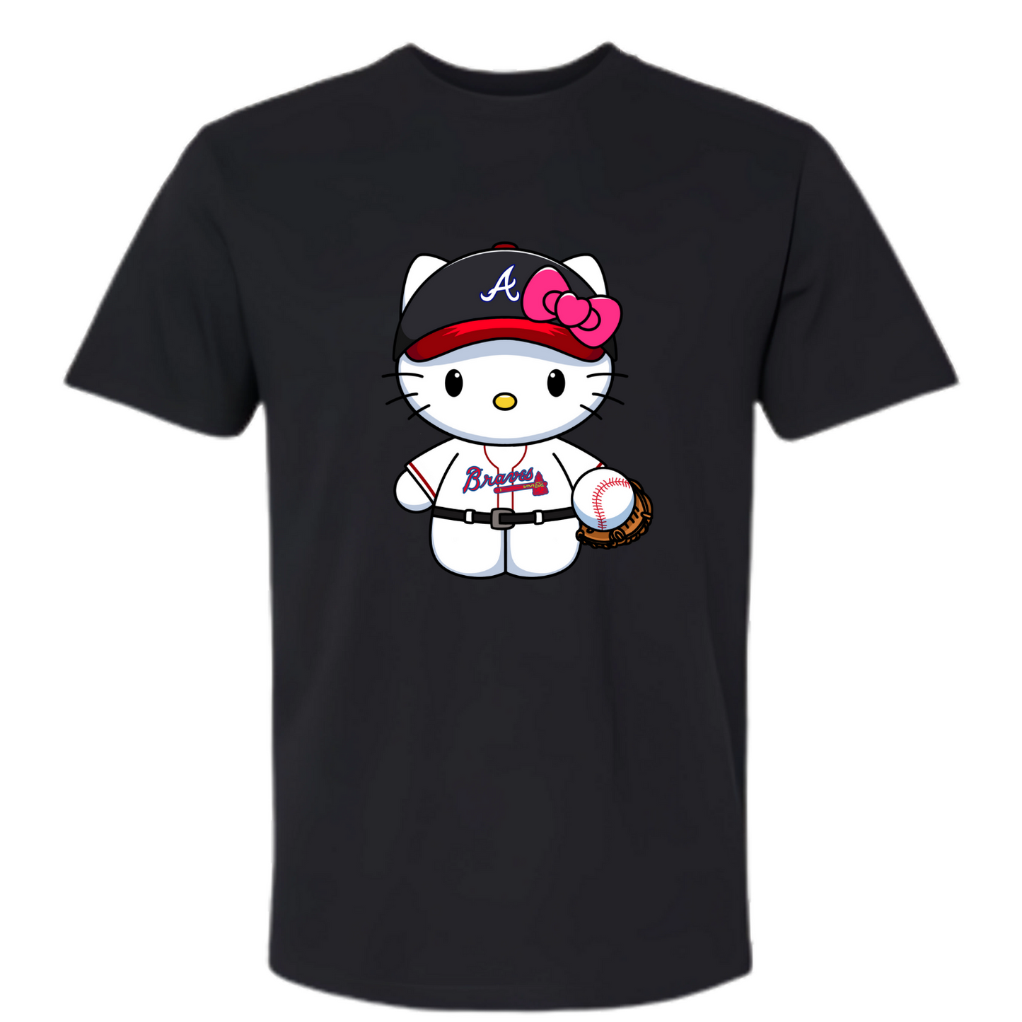 Atlanta Braves Hello Kitty T-Shirt