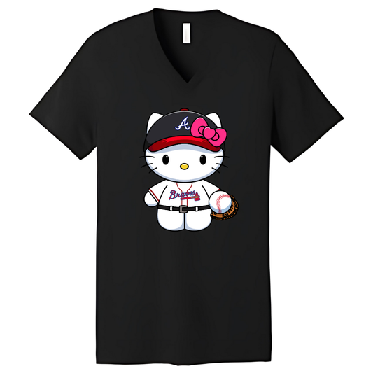 Atlanta Braves Hello Kitty T-Shirt