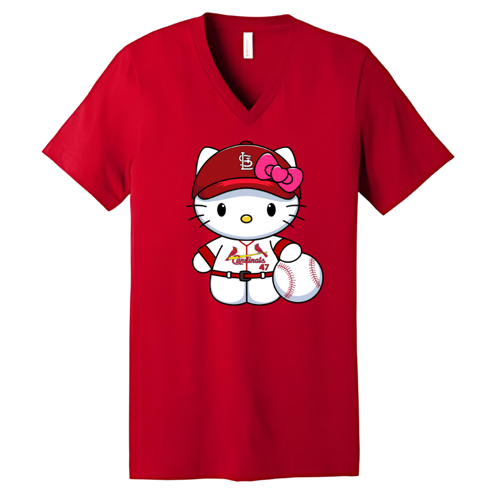 St. Louis Cardinals Hello Kitty T-Shirt